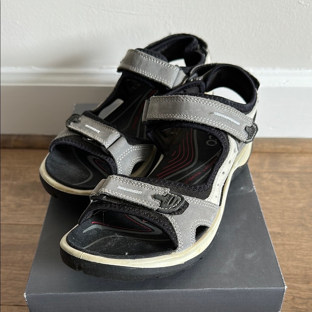 Ecco Gray Athletic Shoes for Ultimate Performance. Worn twice